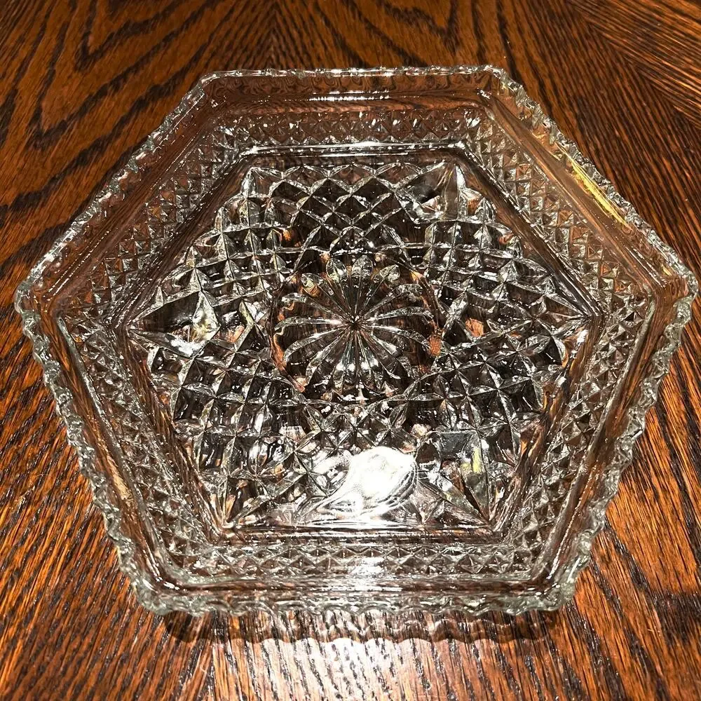 Anchor Hocking, Wexford Clear Hexagonal Dish